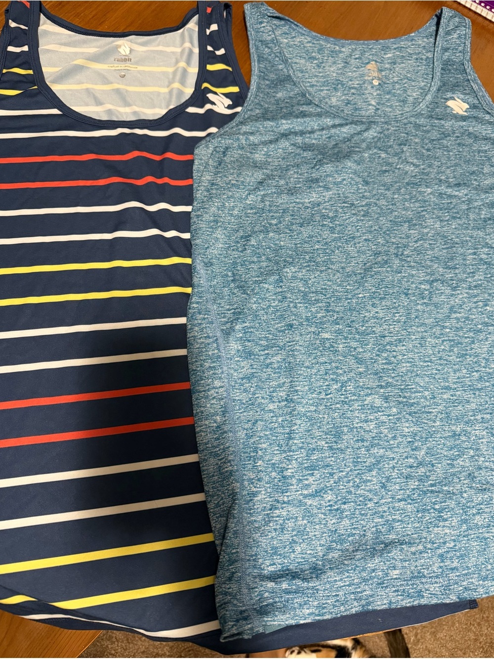 Rabbit workout tank tops (L)